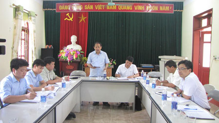 Chủ tịch Lý Thái Hải kiểm tra xây dựng nông thôn mới tại xã Như Cố