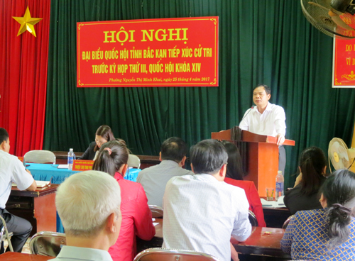 Đại biểu Quốc hội tiếp xúc cử tri phường Nguyễn Thị Minh Khai, Thành phố Bắc Kạn - Ảnh minh hoạ 2