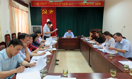 Ban Chỉ đạo thực hiện quy chế dân chủ cơ sở tỉnh Bắc Kạn làm việc tại huyện Bạch Thông