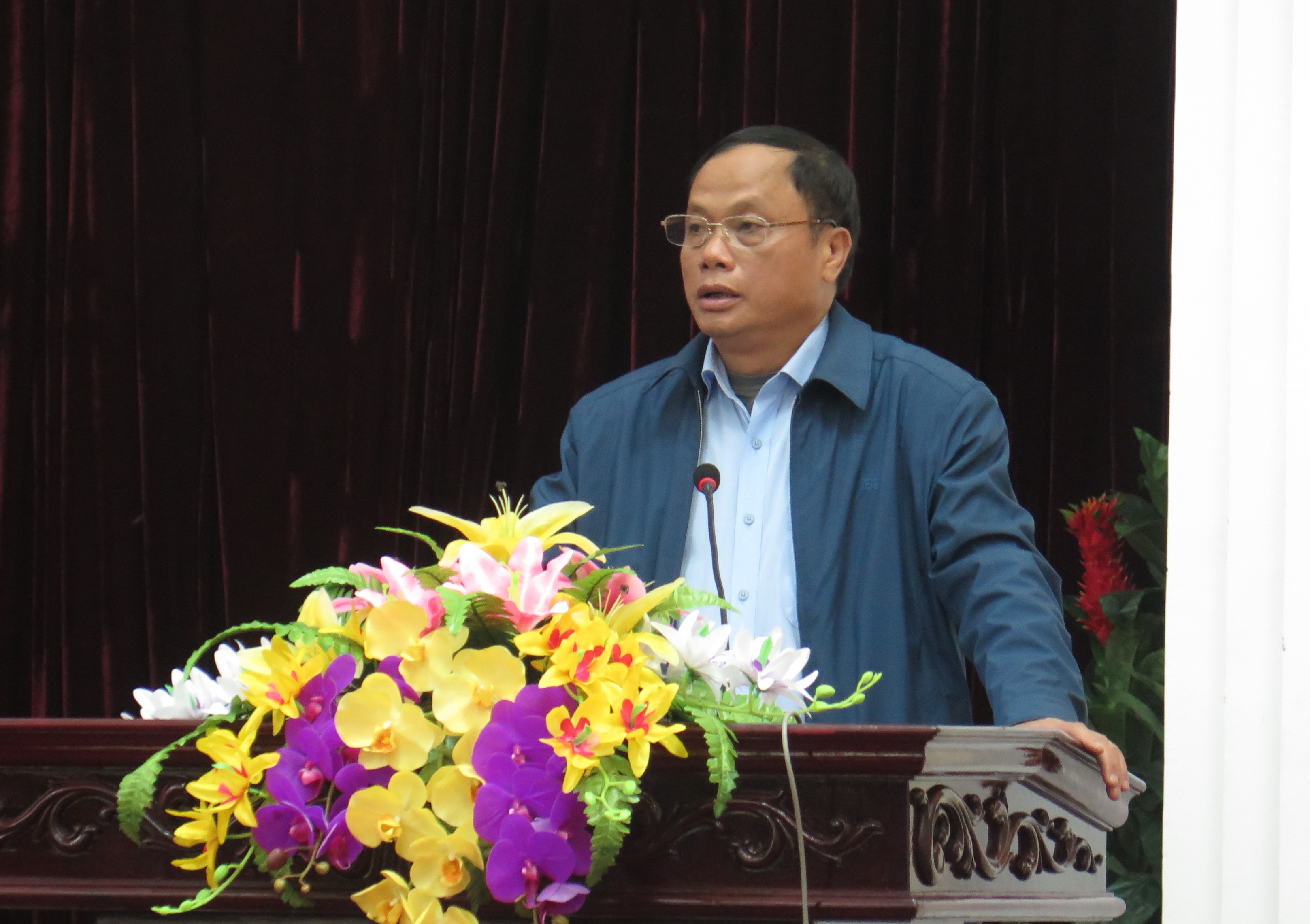 Đồng chí Bí thư Tỉnh ủy Nguyễn Văn Du chỉ đạo thực hiện nhiệm vụ năm 2018