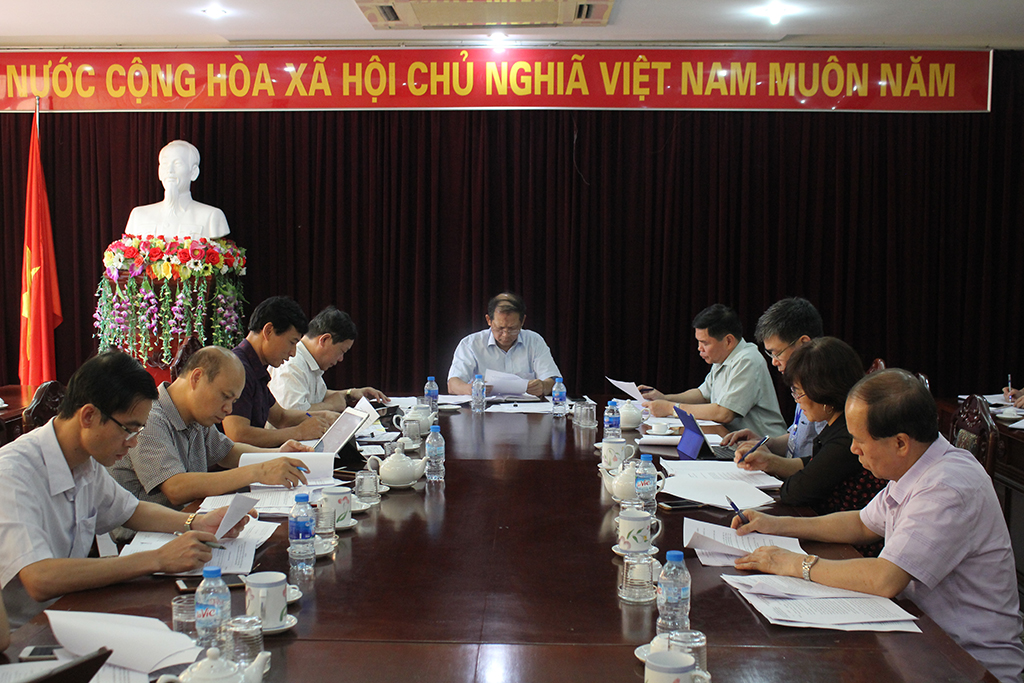 Họp Ban Tổ chức các hoạt động kỷ niệm 70 năm ngày Chủ tịch Hồ Chí Minh ra Lời kêu gọi thi đua ái quốc