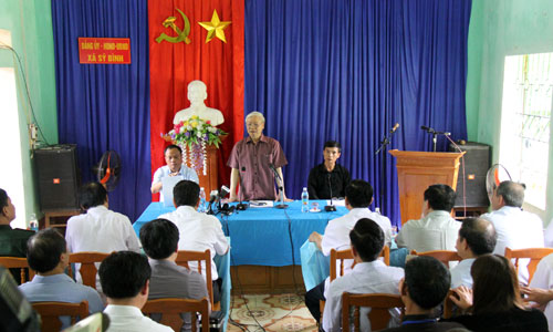 Tổng Bí thư Nguyễn Phú Trọng thăm và làm việc tại xã Sỹ Bình, huyện Bạch Thông