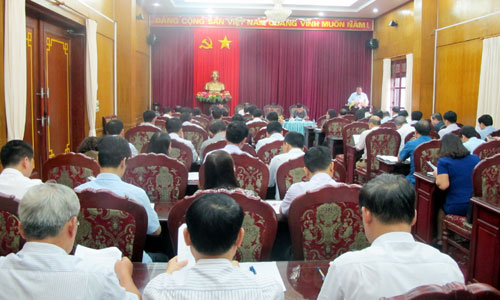 Hội nghị Ban Chấp hành Đảng bộ tỉnh lần thứ chín (khóa XII)