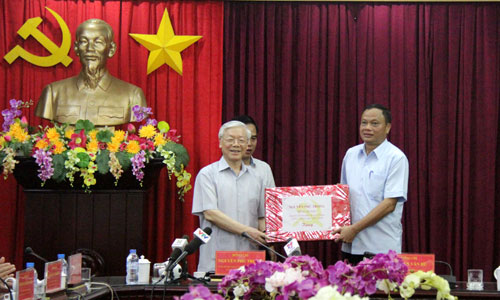 Tổng Bí thư Nguyễn Phú Trọng làm việc với Ban Chấp hành Đảng bộ tỉnh Bắc Kạn - Ảnh minh hoạ 4