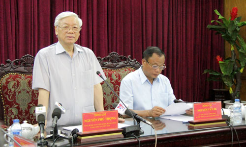 Tổng Bí thư Nguyễn Phú Trọng làm việc với Ban Chấp hành Đảng bộ tỉnh Bắc Kạn - Ảnh minh hoạ 3