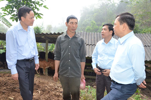 Đồng chí Nguyễn Hoàng Hiệp kiểm tra tình hình kinh tế - xã hội xã Cao Sơn, Vũ Muộn - Ảnh minh hoạ 2