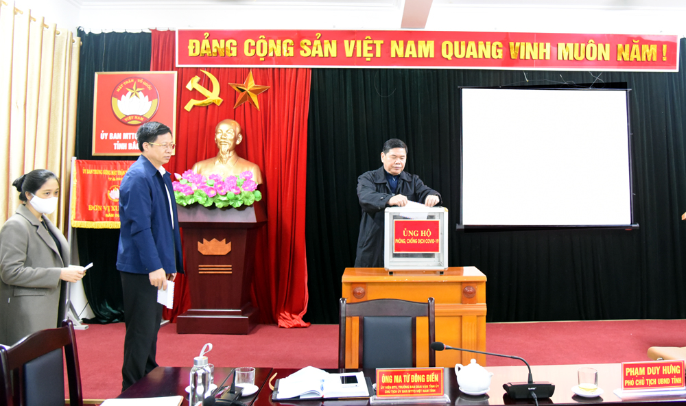 Lời kêu gọi “Toàn dân tham gia ủng hộ phòng, chống dịch Covid -19”của Ủy ban MTTQ Việt Nam tỉnh Bắc Kạn
