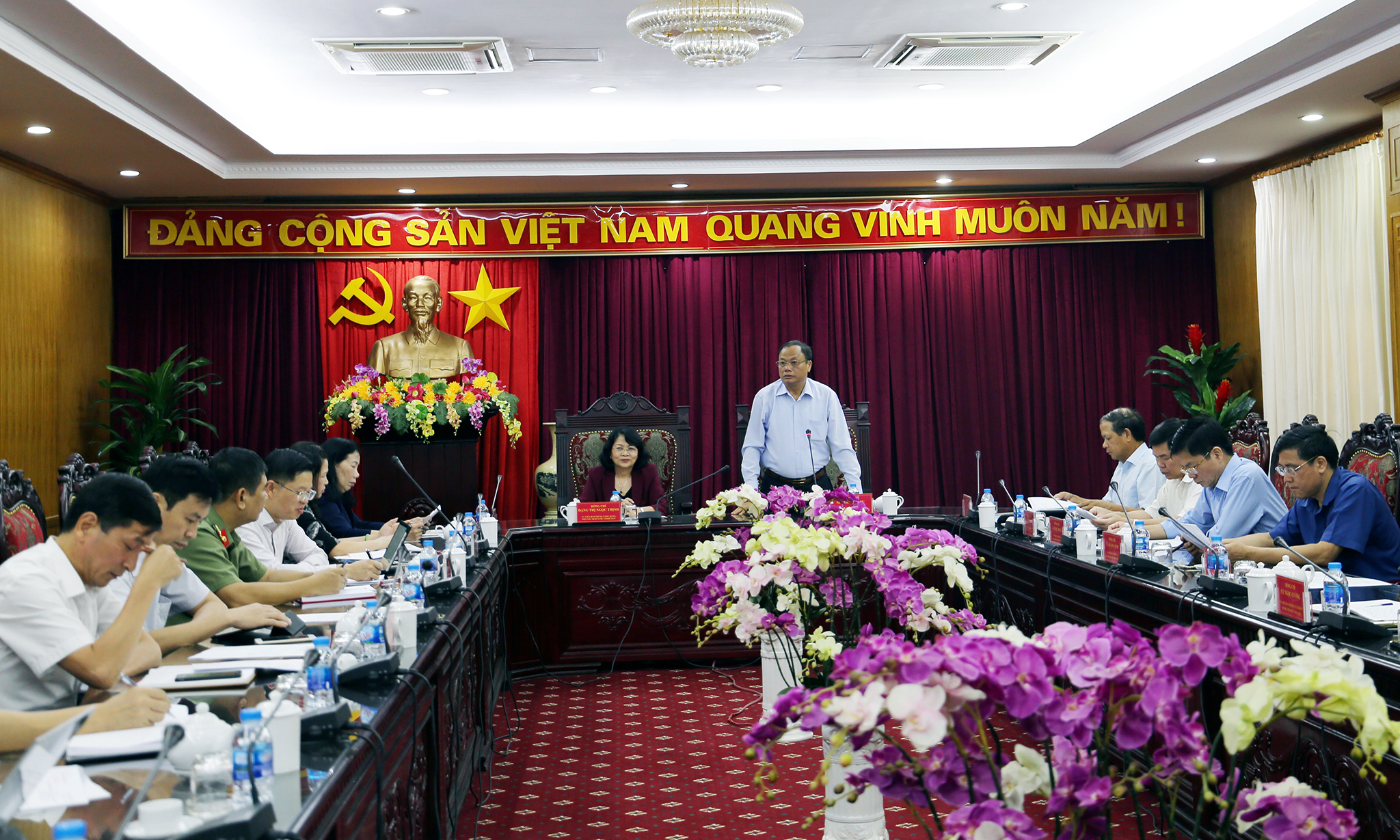 Phó Chủ tịch nước Đặng Thị Ngọc Thịnh làm việc tại Bắc Kạn