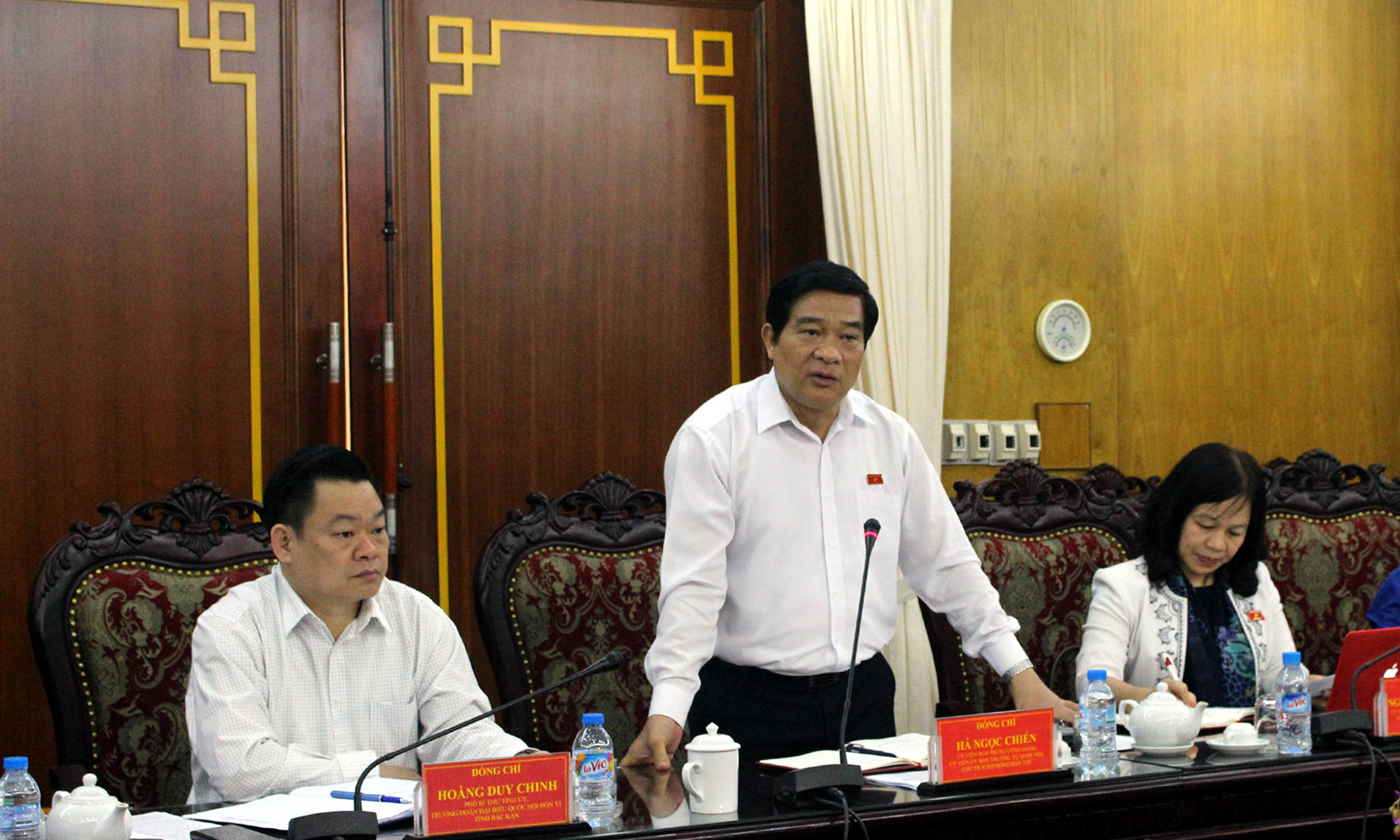 Đoàn giám sát của Hội đồng Dân tộc Quốc hội làm việc tại tỉnh Bắc Kạn