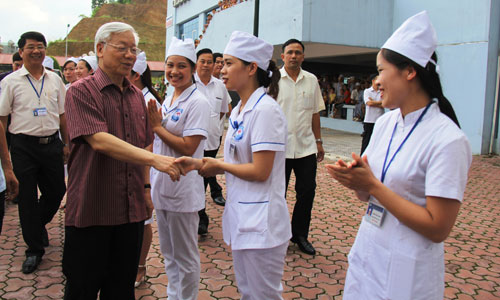 Tổng Bí thư Nguyễn Phú Trọng thăm và làm việc tại tỉnh Bắc Kạn - Ảnh minh hoạ 3
