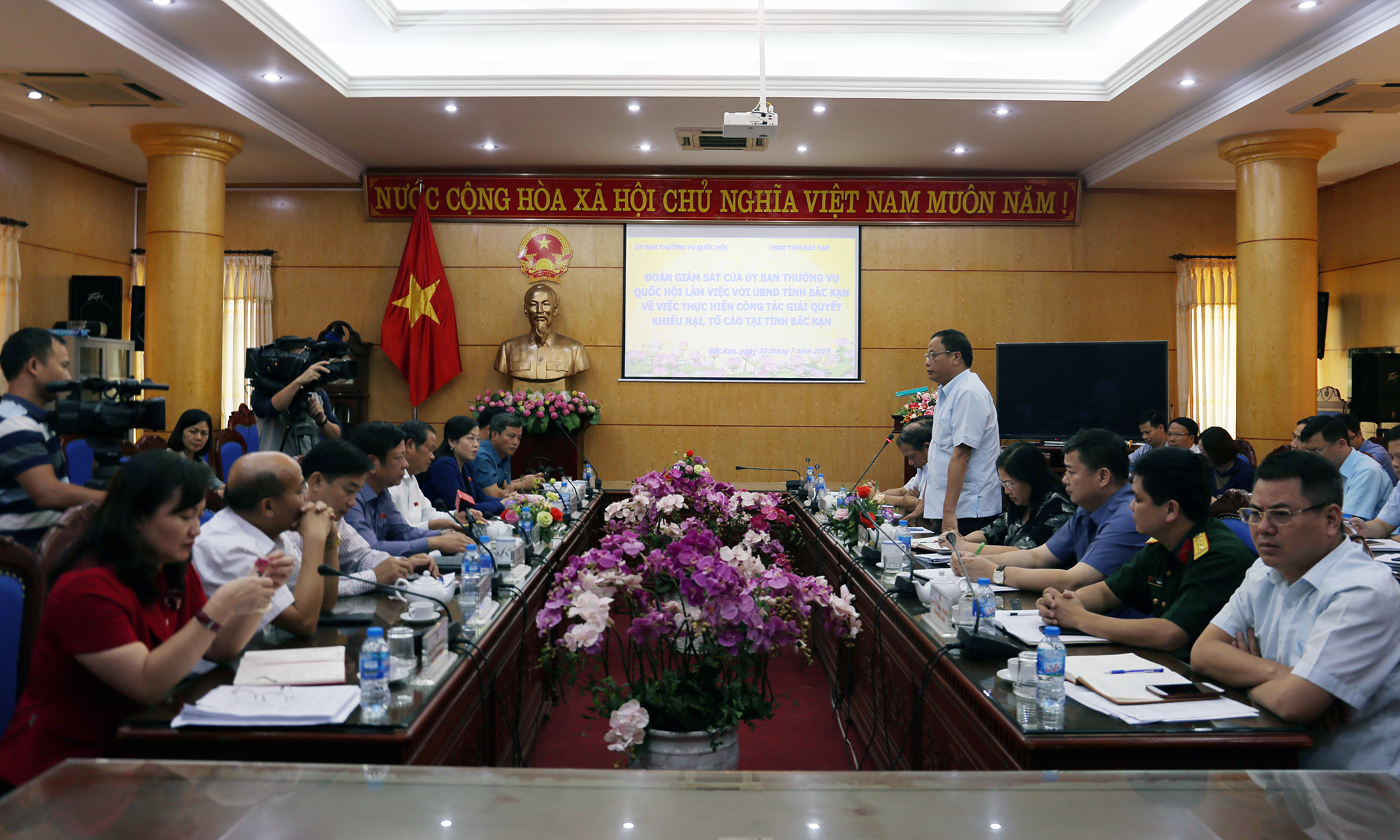 Đoàn giám sát của Ủy ban Thường vụ Quốc hội làm việc tại tỉnh Bắc Kạn